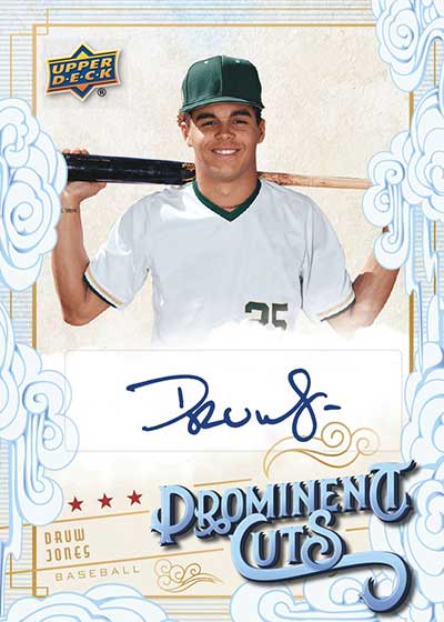 2023 Upper Deck National Sports Collectors Convention Prominent Cuts Autographs Druw Jones