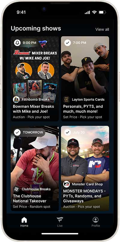Fanatics Live Launches - Beckett News