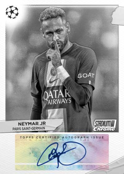 2022-23 Topps Stadium Club Chrome UEFA Checklist, Box Info