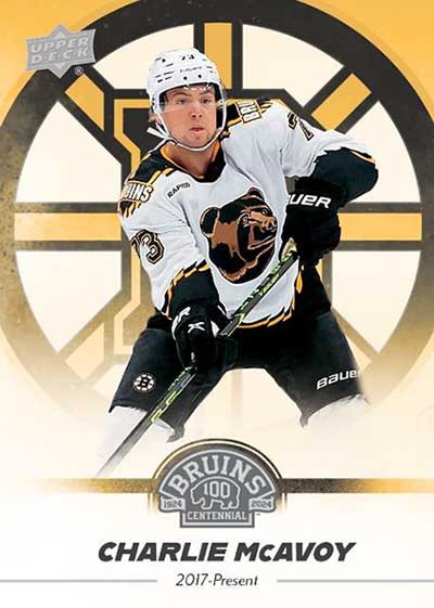 2023-24 Upper Deck Boston Bruins Centennial Hockey Charlie McAvoy
