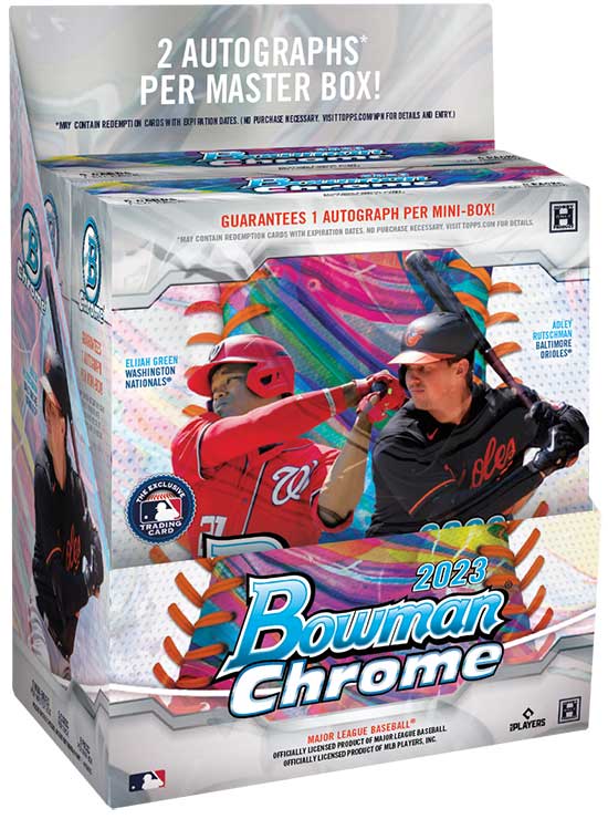 2023 Bowman Chrome Baseball Checklist, Teams, Box Info, Odds