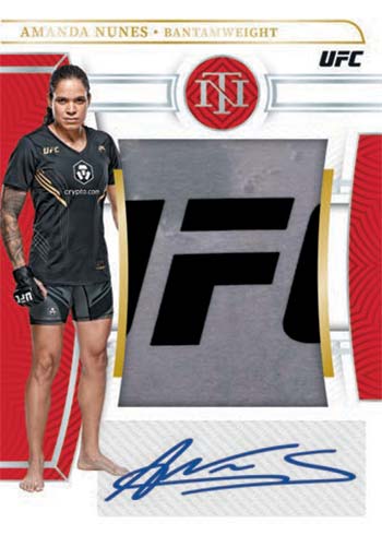 2023 Panini Chronicles UFC National Treasures Memorabilia Autographs Amanda Nunes