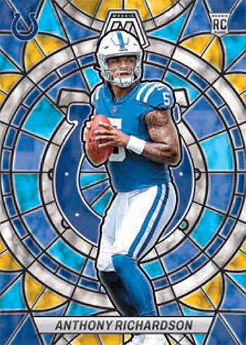 2023 Panini Mosaic Football Stained Glass Anthony Richardson