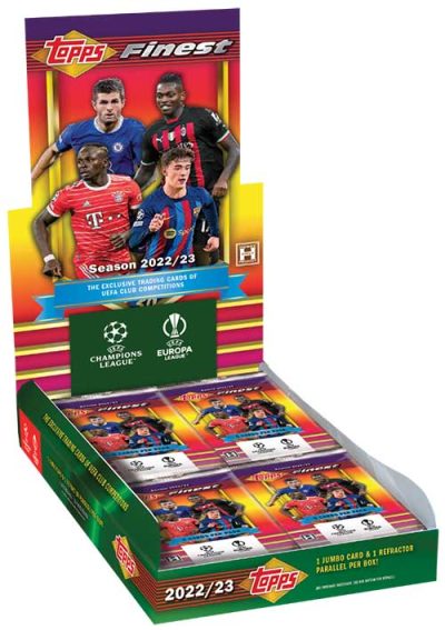 2022-23 Topps Finest Flashbacks UEFA Checklist, Box Info, Details