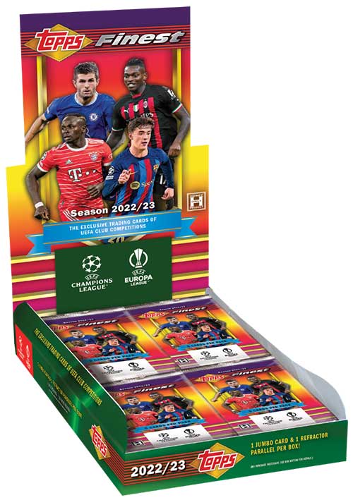 202223 Topps Finest Flashbacks UEFA Checklist, Box Info, Details