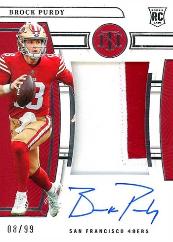brock purdy rookie card graded Top Loader Zip Binder main image 1