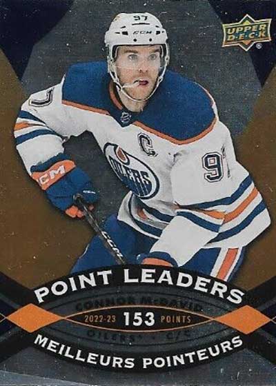2023-24 Upper Deck Tim Hortons Hockey Point Leaders Connor McDavid