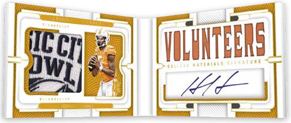 2023 Panini National Treasures Collegiate Football Checklist Info