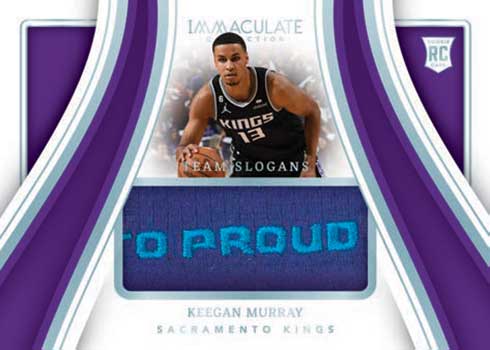 2022-23 Panini Immaculate Basketball Checklist, Teams, Box Info