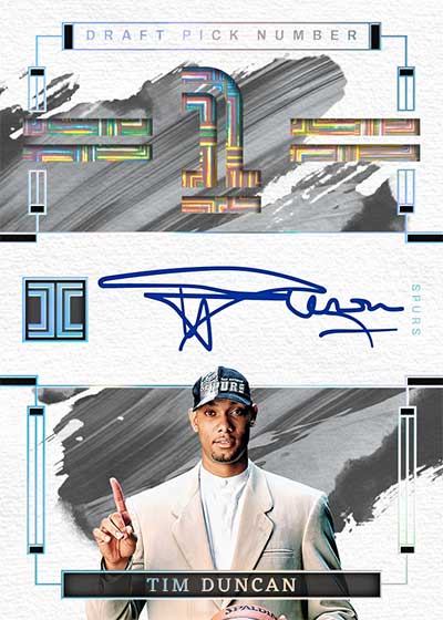 2023-24 Panini Impeccable Draft Picks Autographs TIm Duncan