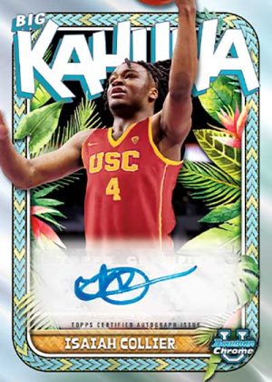 2023-24 Bowman Chrome University Basketball Checklist, Box Info