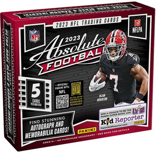 2023 Panini Absolute Football Checklist, Team Set Lists, Box Info