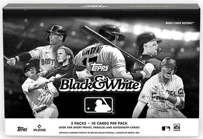 2023 Topps Black and White Baseball Checklist, Box Info, Details