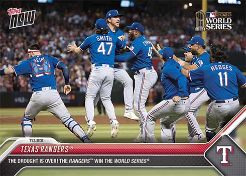 2023 Topps Now Baseball 1078 Texas Rangers