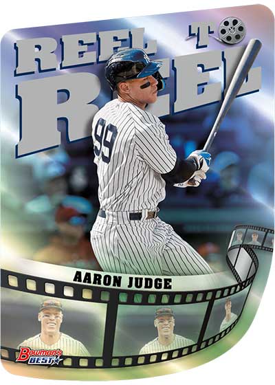 2023 Bowman's Best Baseball Reel to Reel Die-Cuts Aaron Judge