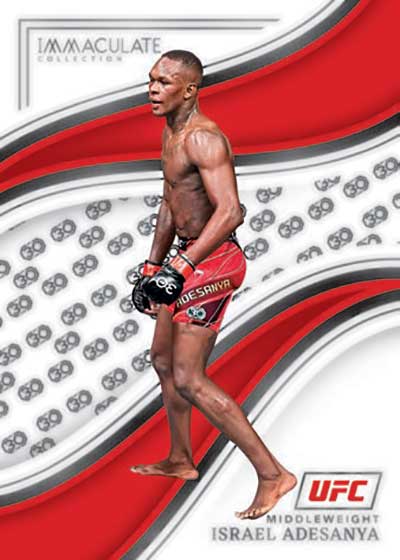 2023 Panini Immaculate UFC 30th Anniversary Israel Adesanya