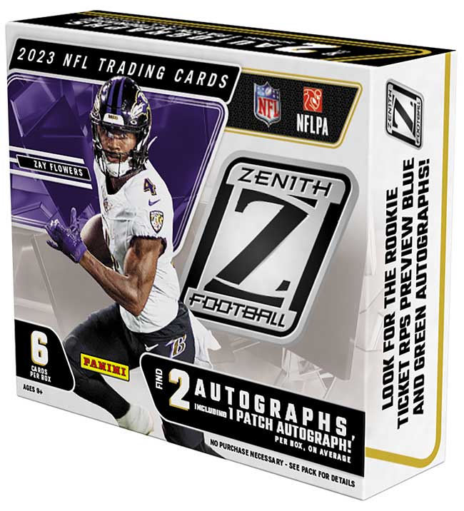 2023 Panini Zenith Football Checklist, Team Sets, Box Info, Details