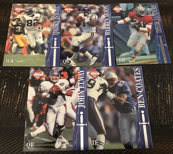 1995 Collector's Edge Excalibur Sword Football Box Break, Review