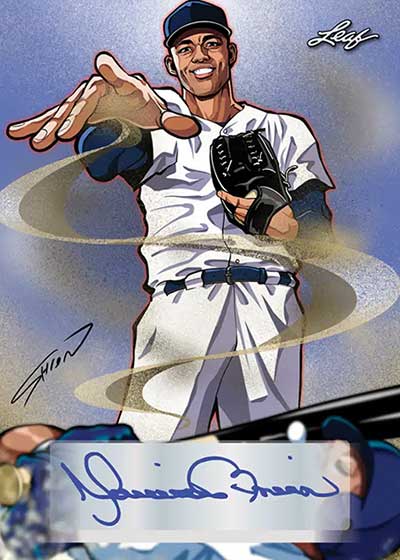 2023 Leaf Metal Baseball Anime Nation Autographs Mariano Rivera