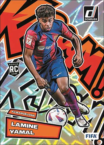 2023-24 Donruss Soccer Kaboom Lamin Yamal