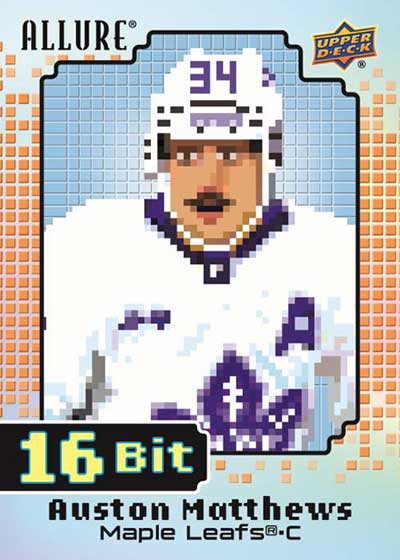 2023-24 Upper Deck Allure Hockey 16 Bit Auston Matthews