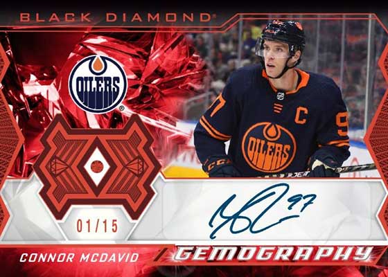 2023-24 Upper Deck Black Diamond Hockey Gemography Connor McDavid