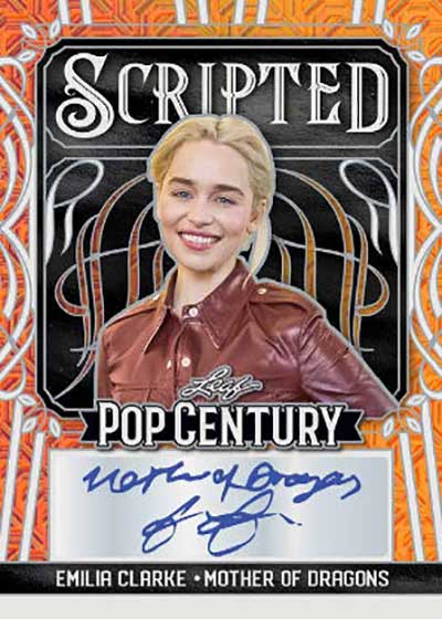 2024 Leaf Metal Pop Century Scripted Emilia Clarke