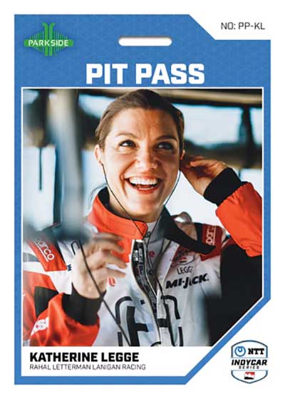 2024 Parkside NTT IndyCar Series Pit Pass Katherine Legge