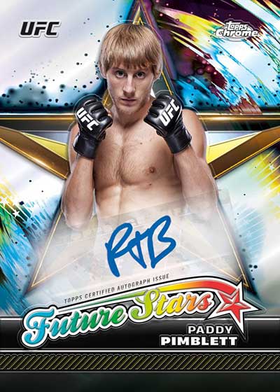 2024 Topps Chrome UFC Future Stars Autographs Paddy Pimblett