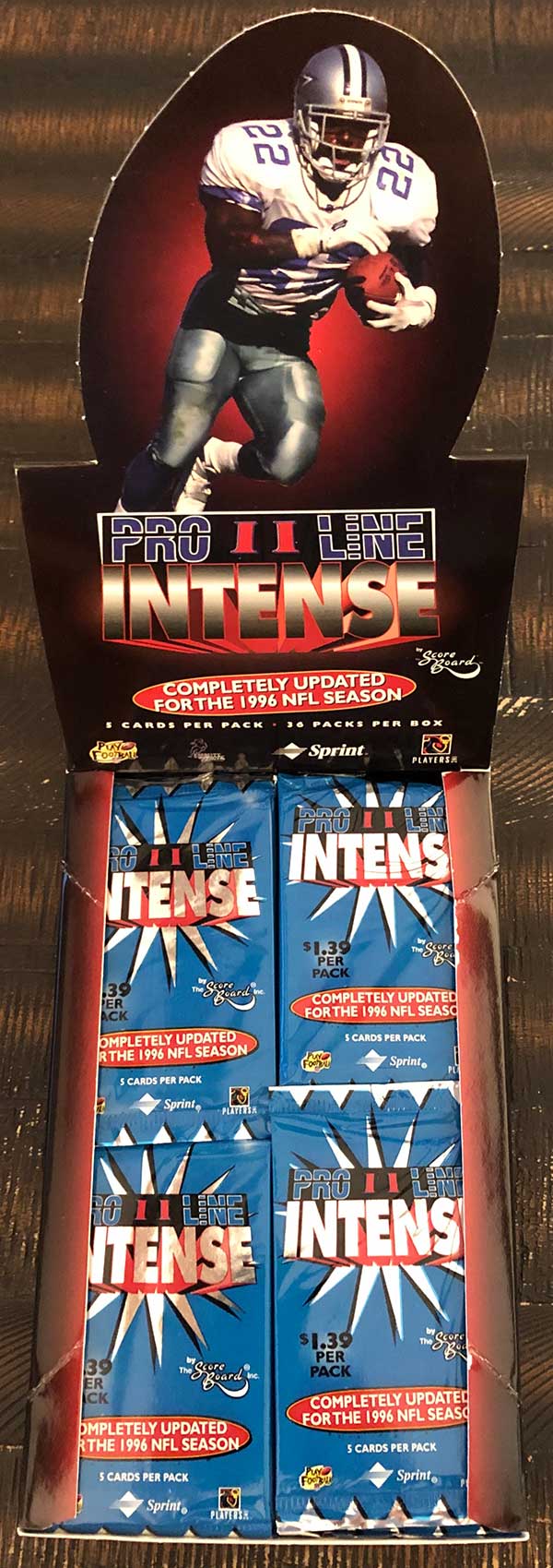 1996 Pro Line Intense Football Box Break, Review and Breakdown