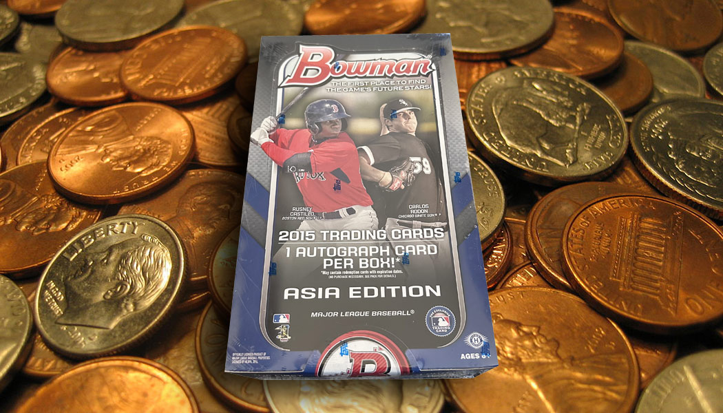 2015 Bowman Baseball Asia Edition Box Break and Review