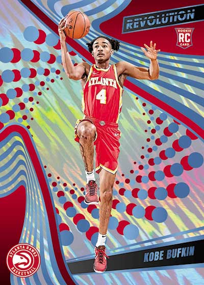 2023-24 Panini Revolution Basketball Holiday Winter Tin – 3 Packs, 15 Cards, Rookies