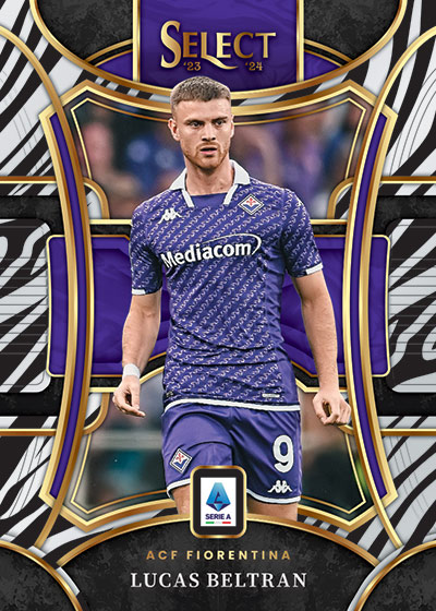 2023-24 Panini Select Serie A Zebra Lucas Beltran