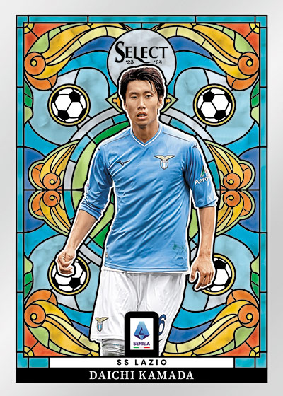 2023-24 Panini Select Serie A Stained Glass Daichi Kamada