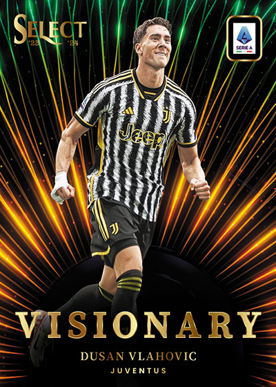 2023-24 Panini Select Serie A Visionary Dusan Vlahovic