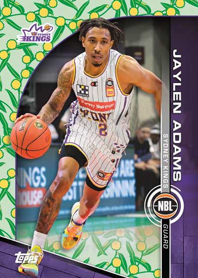 2023-24 Topps NBL Basketball Golden Wattle Jaylen Adams