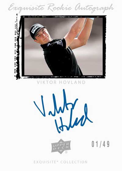 2024 Upper Deck Portfolio Golf Exquisite Rookie Autographs Viktor Hovland