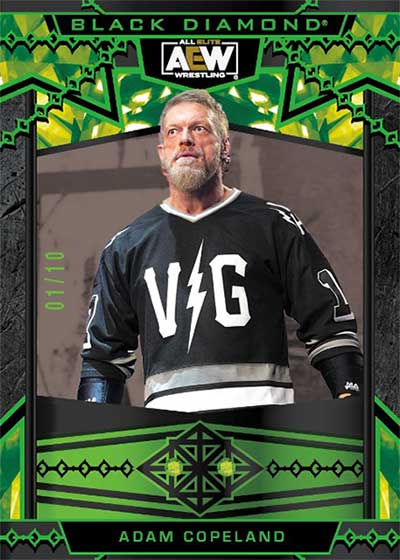 2024 Upper Deck Black Diamond AEW Emerald Diamond Adam Copeland