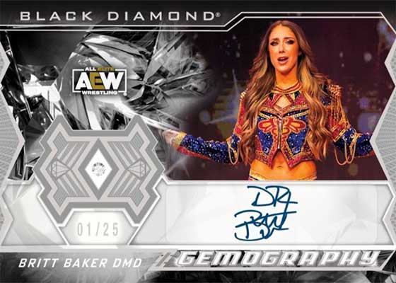 2024 Upper Deck Black Diamond AEW Gemography Britt Baker
