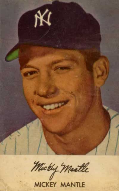 1953-54 Briggs Meats Mickey Mantle