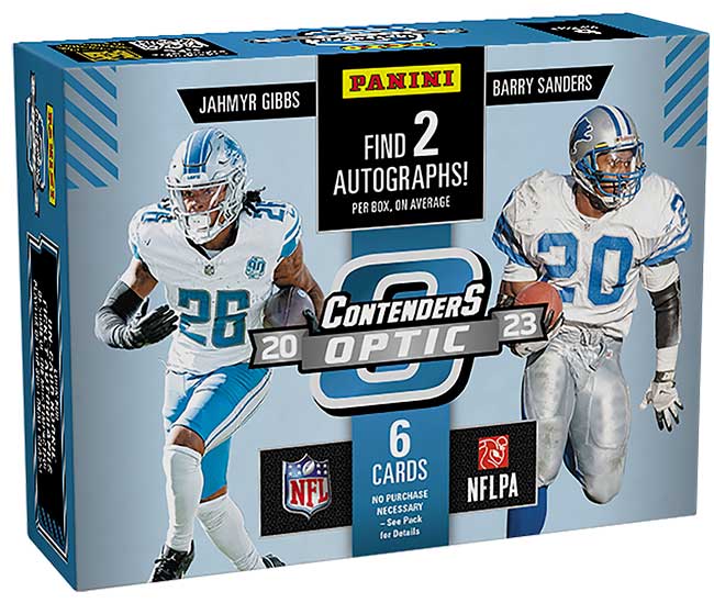 2023 Panini Contenders Optic Football Checklist, Teams, Box Info