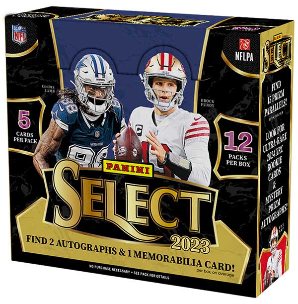 2023 Panini Select Football Checklist, Team Sets, Hobby Box Info