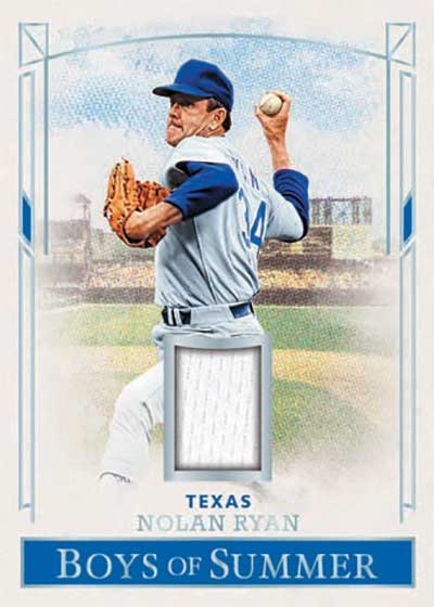 2024 Panini Boys of Summer Baseball Pastime Materials Nolan Ryan