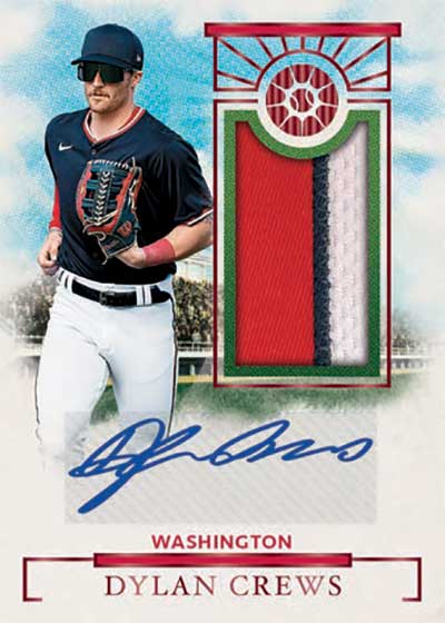 2024 Panini Boys of Summer Baseball Prospect Material Signatures Dylan Crews