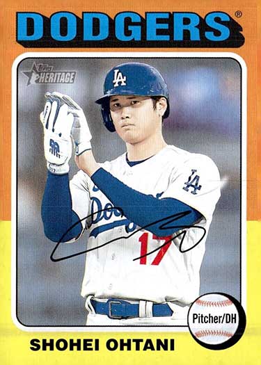 2024 Topps Heritage Mini Baseball Shohei Ohtani