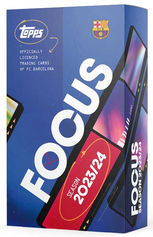 2023-24 Topps Focus FC Barcelona Hobby Box