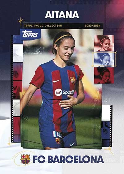 2023-24 Topps Focus FC Barcelona Snapshots Aitana