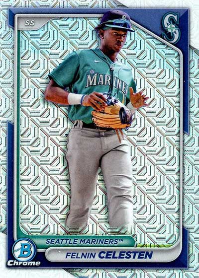 2024 Bowman Mega Box Baseball Variations Felnin Celesten