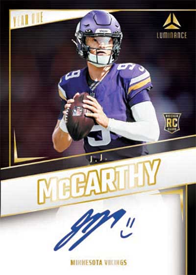 2024 Panini Luminance Football Year One Signatures JJ McCarthy