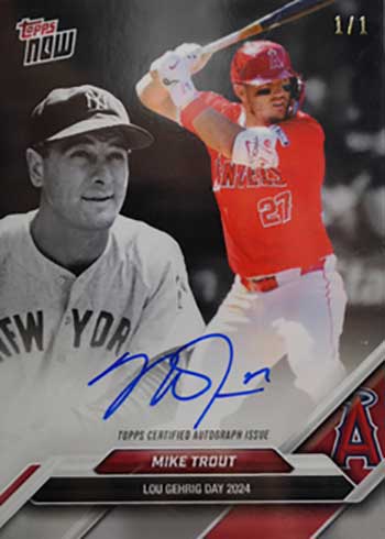 Gehrig Lou MLB  Set Edition Limited With Day Gehrig Lou Commemorates Now Topps バットカード 100枚限定 その他